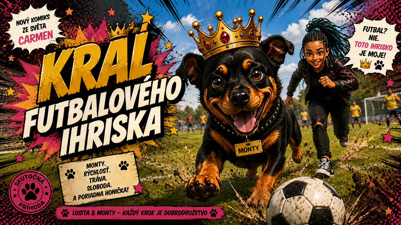 Kráľ futbalového ihriska – Lusssita a Monty