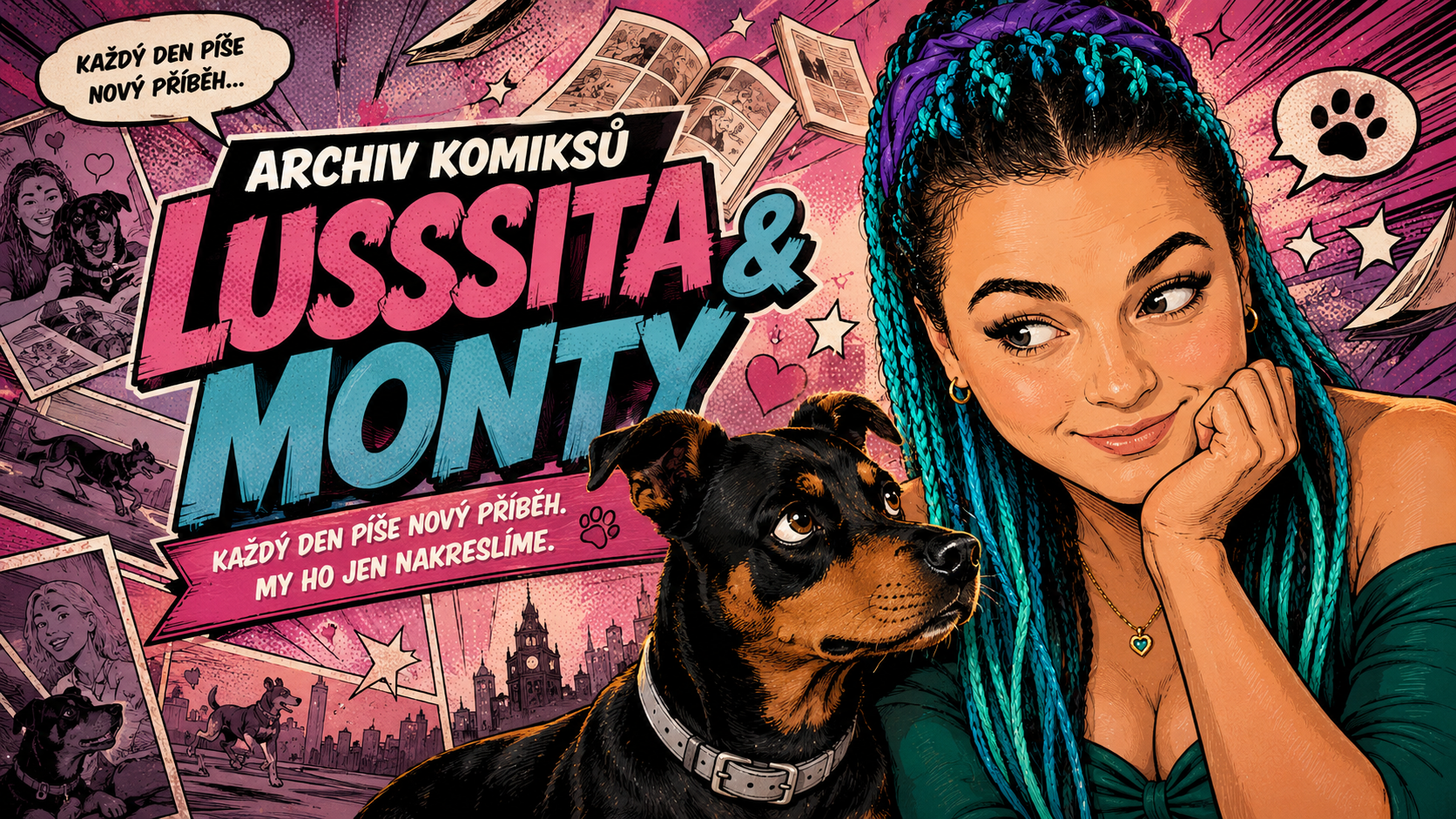 Archiv komiksů Lusssity a Montyho