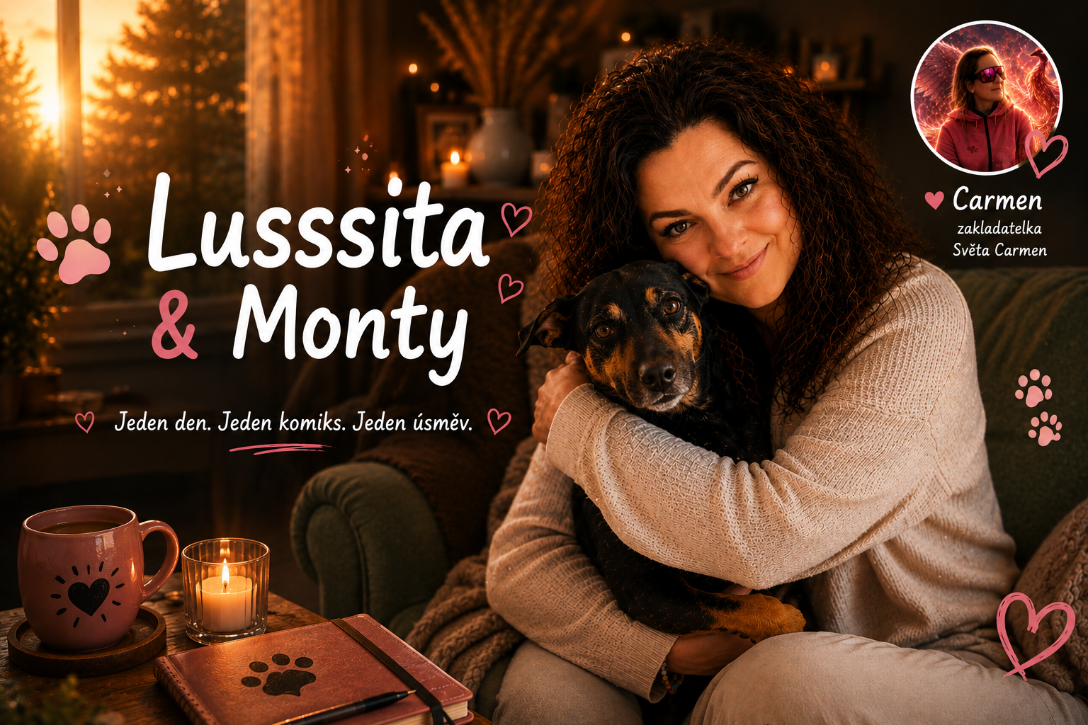 Lusssita a Monty – jeden den, jeden komiks, jeden úsměv